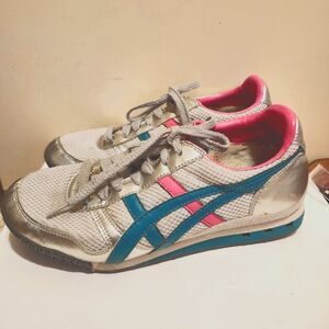 Onitsuka Tiger "Ultimate 81" White Mesh/Vegan Leather Sneakers Womens Sz.7 $175